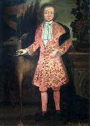 Kuhn Justus Engelhardt Portrait of Charles Carroll d'Annapolis oil